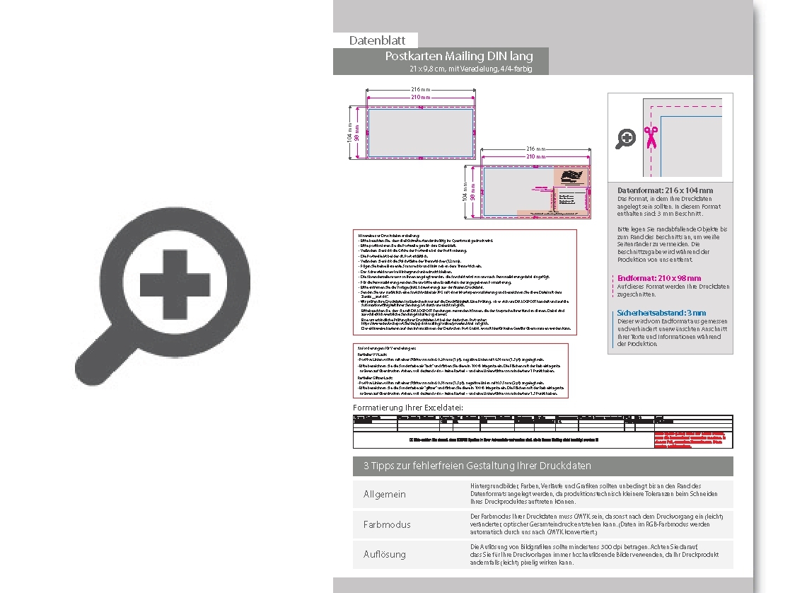 Product Bild postkarten-mailing_din_lang_quer_(21_0_cm_x_9_8_cm)_mit_partieller_uv-lack-veredelung